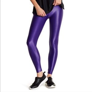 Koral Purple Lustrous Coated Legging